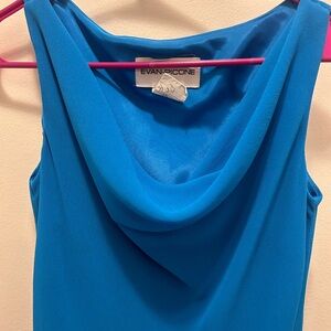 Turquoise vintage cocktail dress